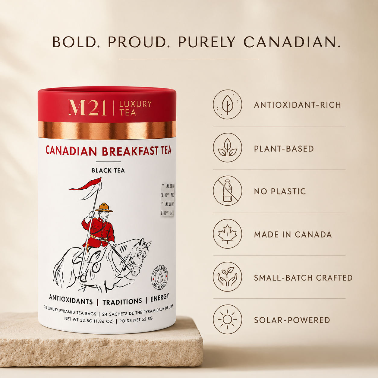 Canadian Breakfast Luxury Tea | 24ct