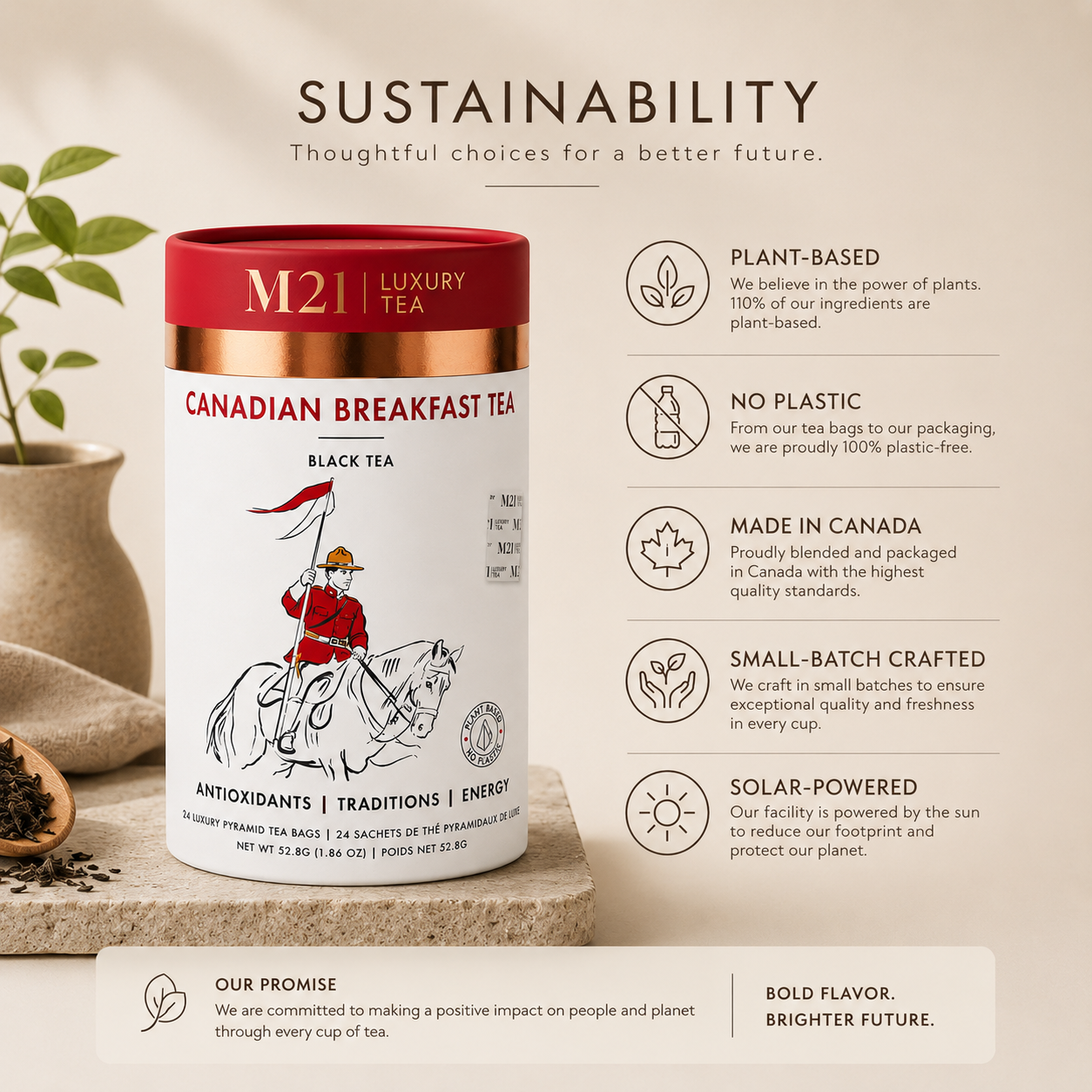Canadian Breakfast Luxury Tea | 24ct