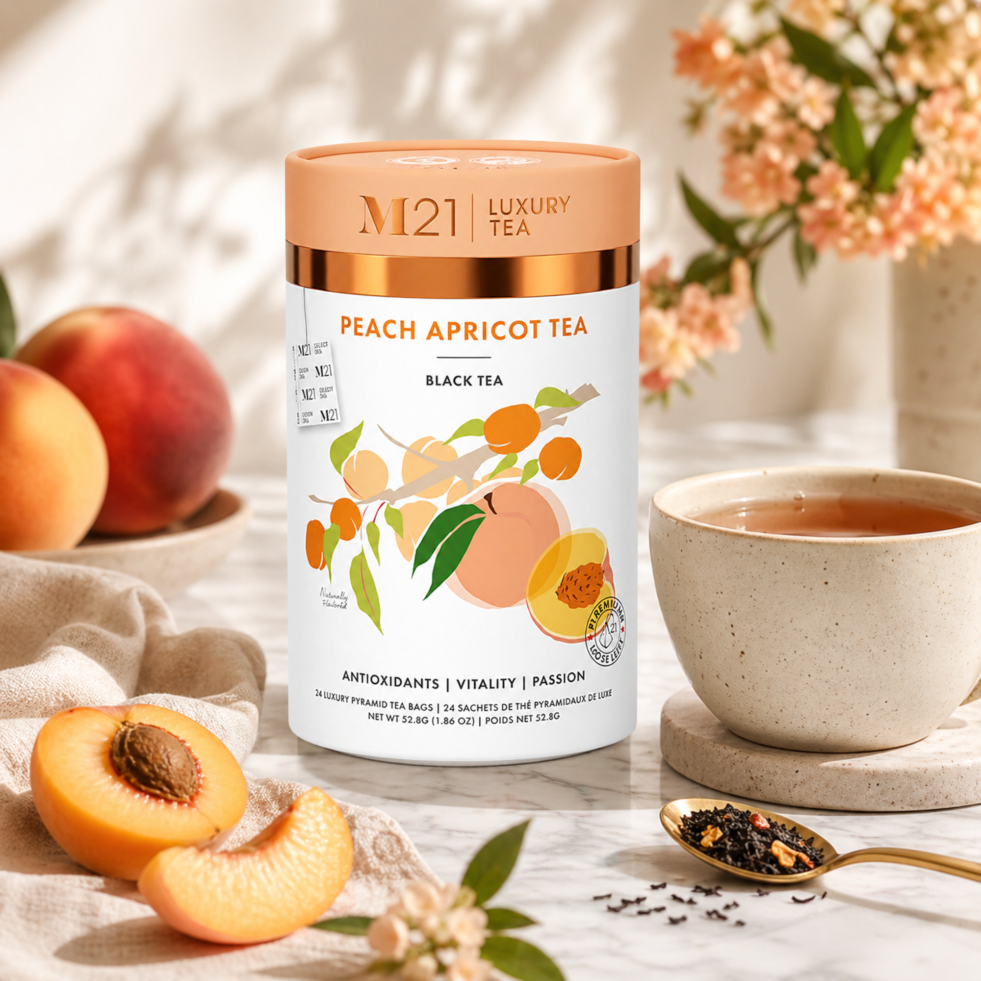 Peach Apricot Luxury Black Tea