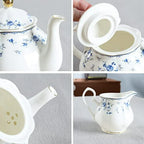 15-Piece Floral Porcelain Tea Set