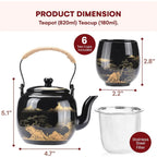 Kitchen Porcelain Tea Set