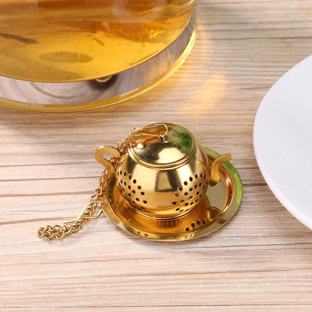 Gold Stainless Steel Tea Infuser