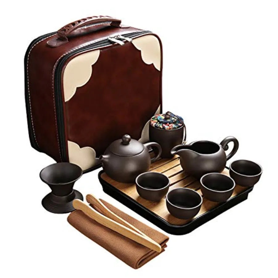 Ceramic Travel Tea Set