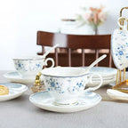15-Piece Floral Porcelain Tea Set