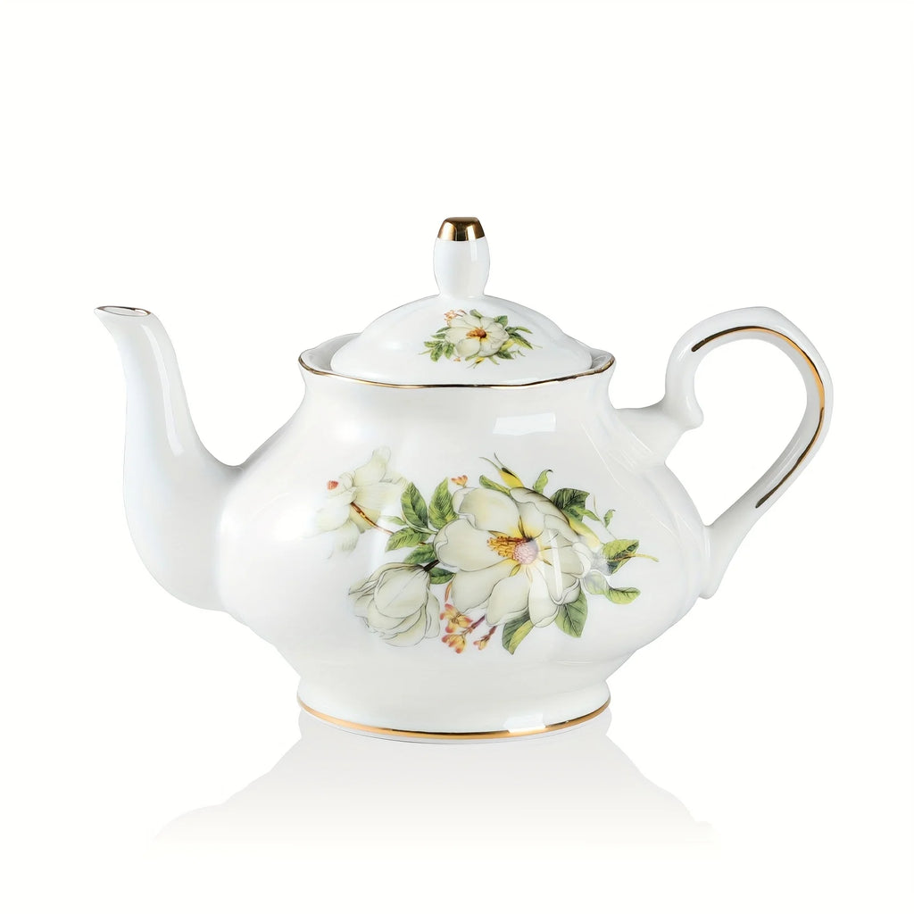 Floral Ceramic Teapot with Infuser