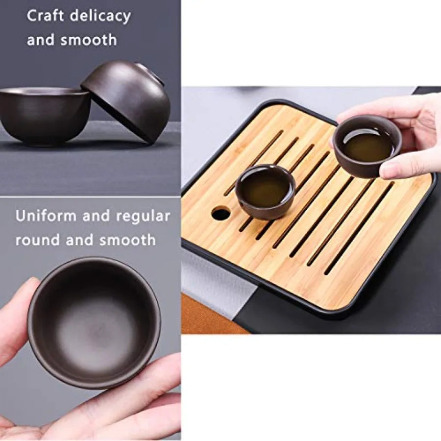 Ceramic Travel Tea Set