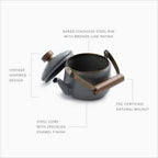 Vintage Enamel Tea Kettle