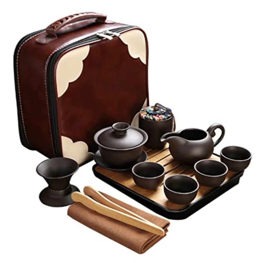 Ceramic Travel Tea Set