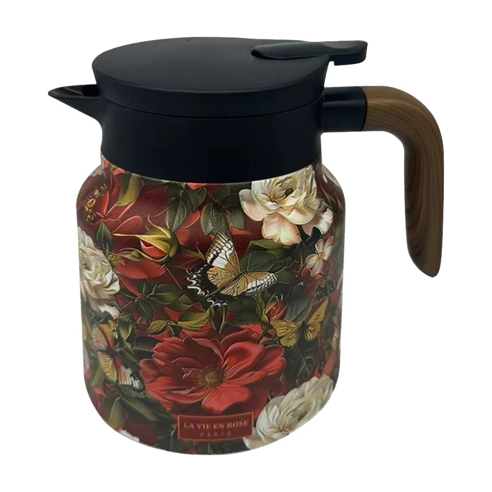 Vintage Floral Tea Bottle