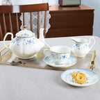 15-Piece Floral Porcelain Tea Set
