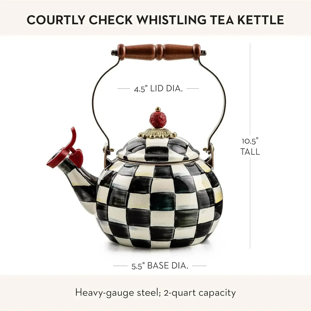 Courtly Check Whistling Kettle