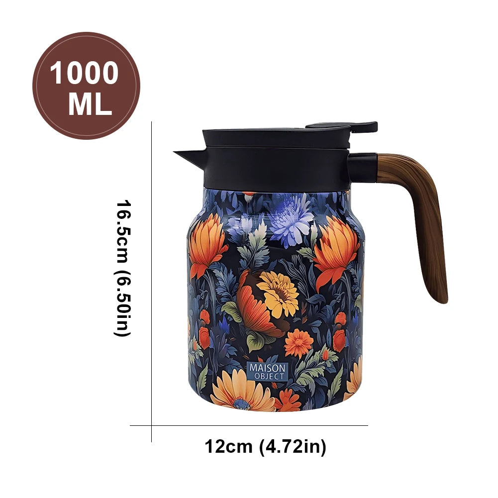 Vintage Floral Tea Bottle