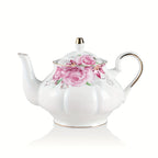 Floral Ceramic Teapot with Infuser