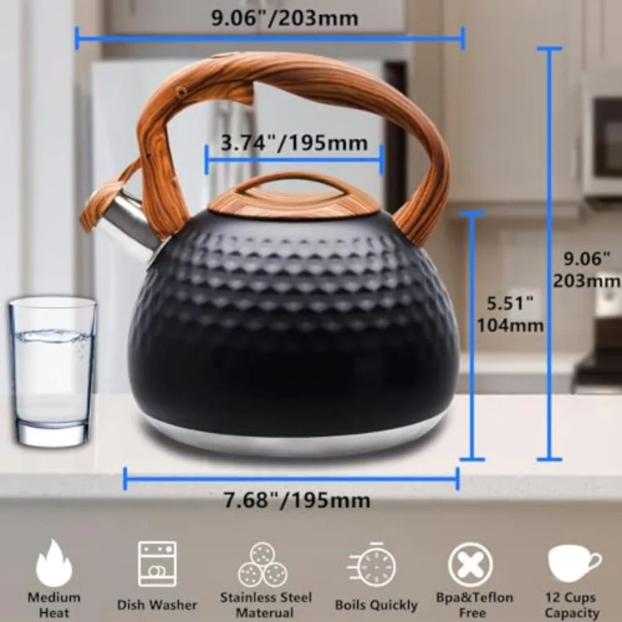 3.2 Qt Whistling Tea Kettle