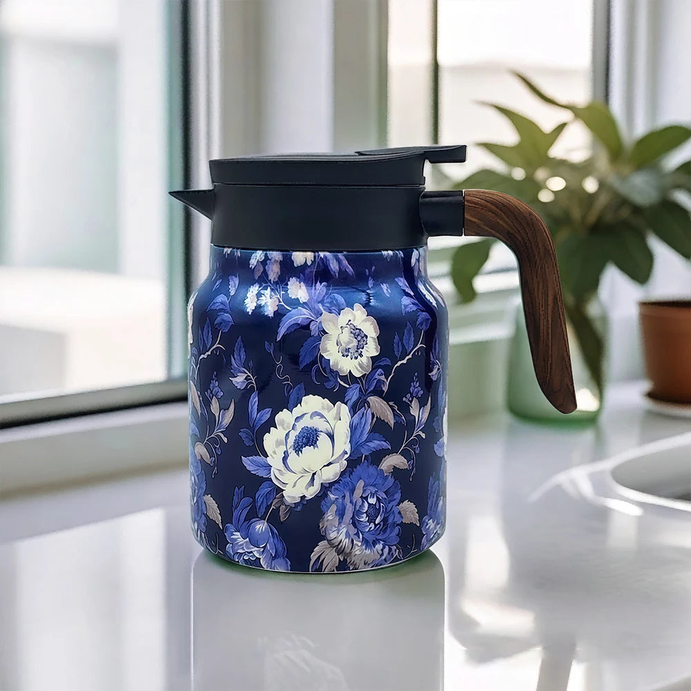 Vintage Floral Tea Bottle