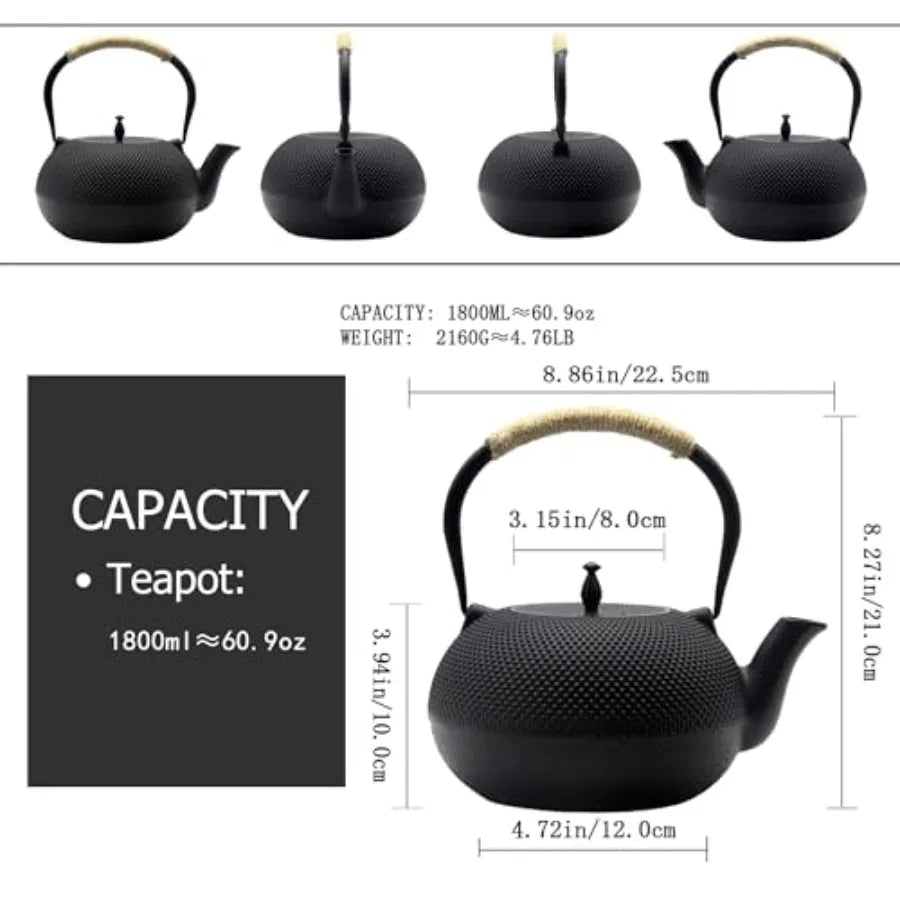 Big Japanese Cast Iron Teapot